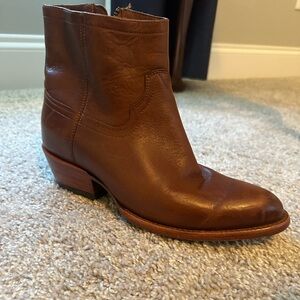 Tecovas Brown Ankle Boots